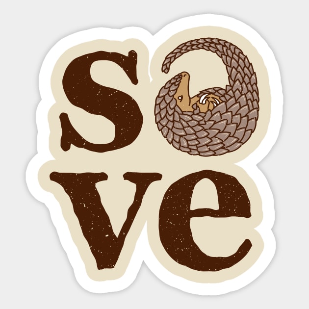 Save Pangolins Sticker by bangtees